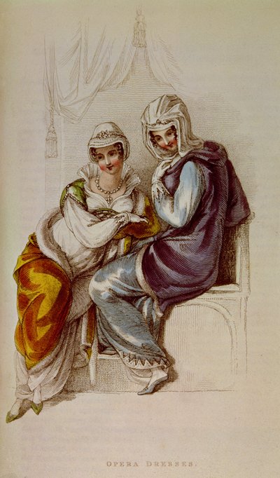 Opera Dresses, Ackermann Print by Unbekannt Unbekannt